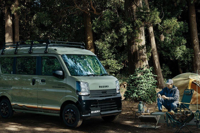 Suzuki Every: la kei van japonesa que se convierte en camper por 11,000 euros